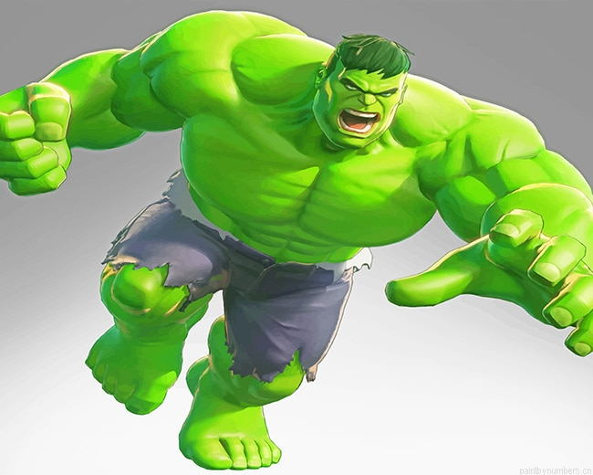 Hulk Animation Superheroes Painting By Numbers.png