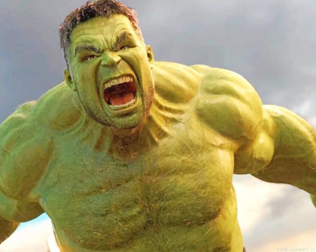 Hulk Marvel Superheroes Painting By Numberss.png
