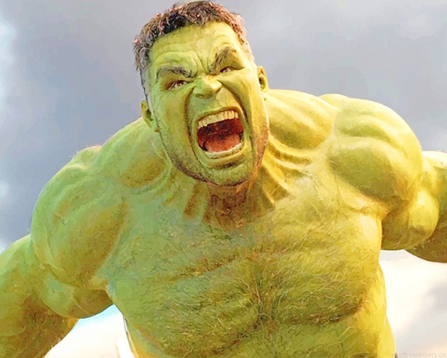 Hulk Screaming Movies Painting By Numbers.png