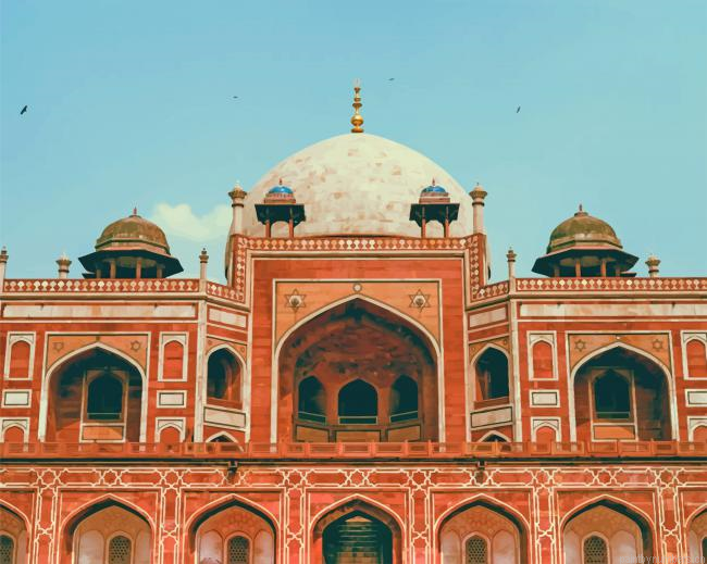 Humayuns Tomb India Painting By Numberss.png