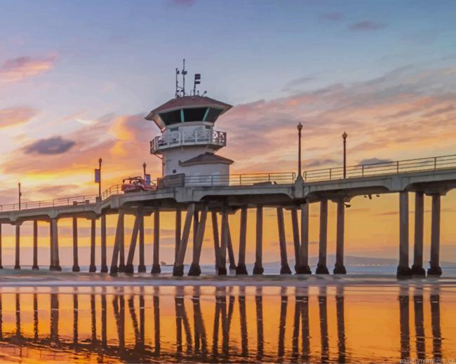 Huntington Beach Pier Painting By Numberss.png