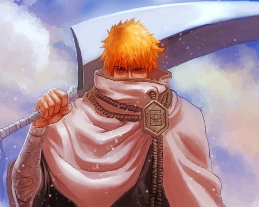 Ichigo Kurosaki Bleach Anime Painting By Numberss.png