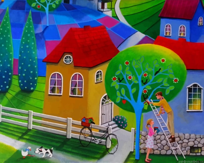 Illustration City Arts Painting By Numberss.png