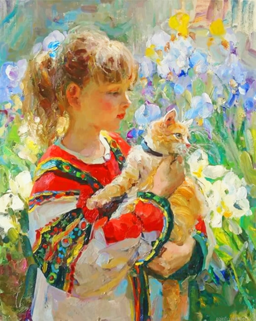 Impressionist Girl Painting By Numberss.png