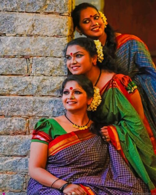 Indian Hindu Women Painting By Numbers.png