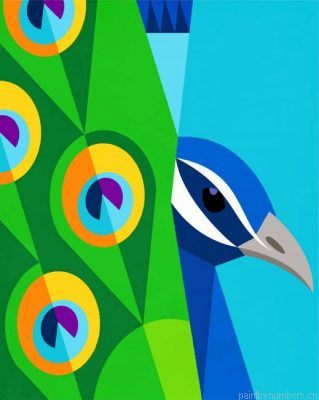 Indian Peafowl Painting By Numbers.png