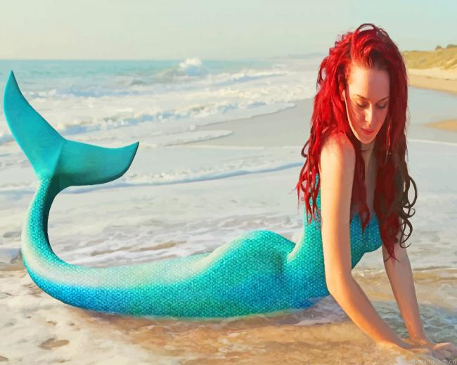 Irish Mermaid Painting By Numberss.png