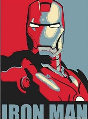 Iron Man Illustration Painting By Numbers.png