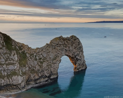 Island Arch In Ocean Seascapes Painting By Numberss.png