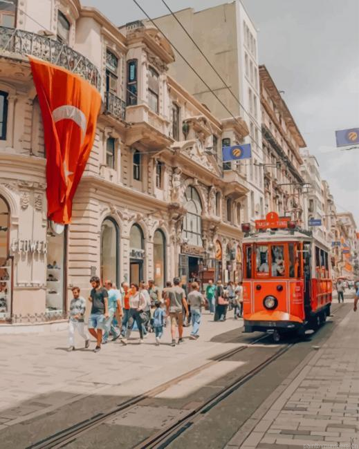 Istanbul Street Cities Painting By Numberss.png