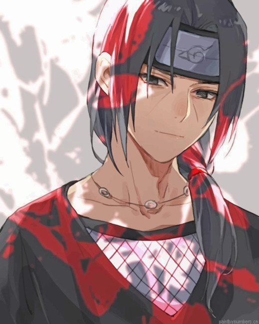 Itachi Anime Painting By Numbers.png