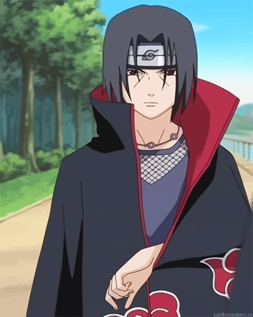 Itachi Uchiha Naruto Painting By Numberss.png