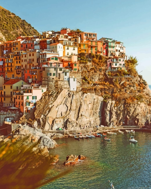 Italy Cinque Terre National Park Cities Painting By Numberss.png