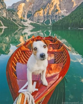 Jack Russell In Lake Louise Painting By Numbers.png