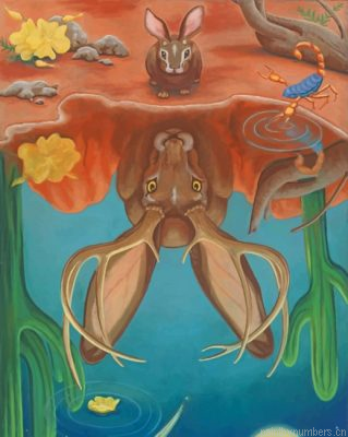 Jackalope Bunny Painting By Numbers.png