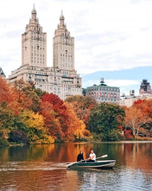 Jacqueline Onassis Reservoir Manhattan Cities Painting By Numbers.png