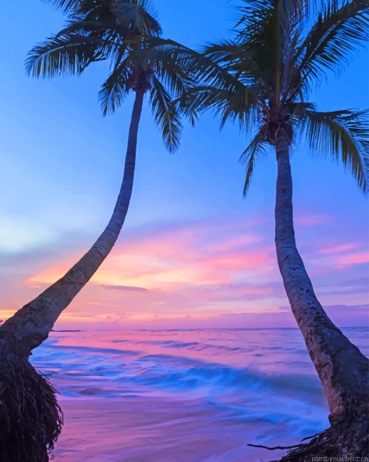 Jamaican Palm Trees Painting By Numbers.png
