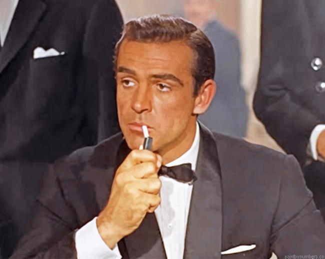 James Bond Smoking Painting By Numberss.png