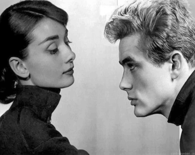 James Dean And Audrey Painting By Numbers.png