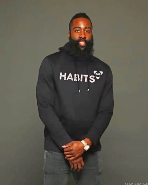 James Harden Posing Painting By Numbers.png
