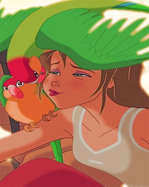 Jane Porter Tarzan Animations Painting By Numberss.png