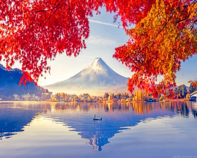 Japan Autumn Season Landscapes Painting By Numberss.png