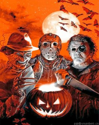 Jason Voorhees And His Friends Painting By Numbers.png