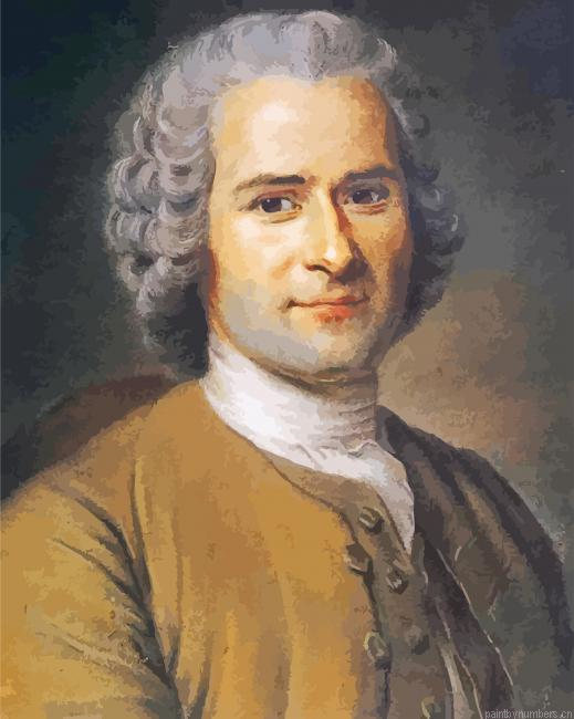 Jean Jacques Rousseau Philosophers Painting By Numberss.png