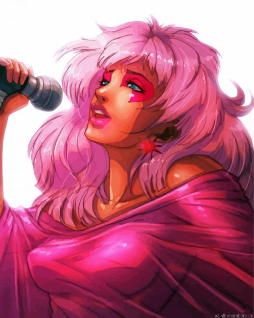 Jem And The Holograms Character Painting By Numberss.png