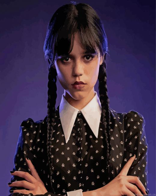 Jenna Ortega Wednesday Painting By Numberss.png