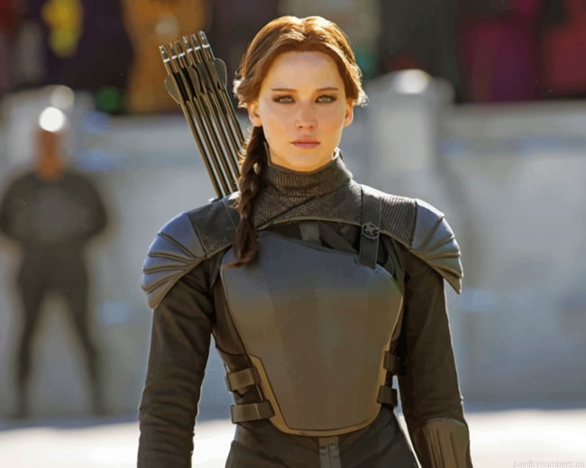 Jennifer Lawrence In The Hunger Games Actors Painting By Numberss.png