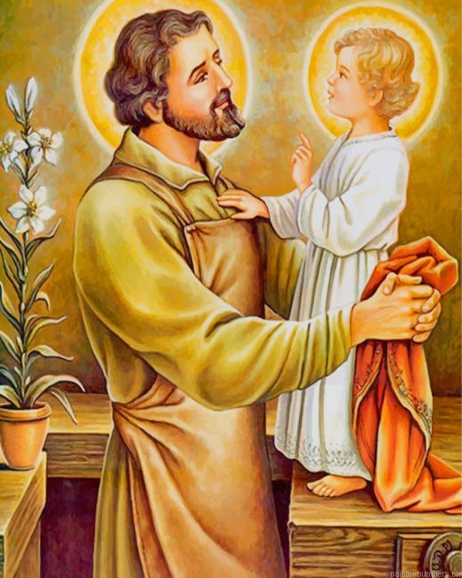 Jesus Christ Father Joseph Painting By Numberss.png