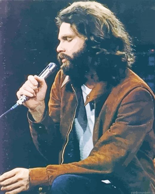 Jim Morrison Singing Painting By Numberss.png