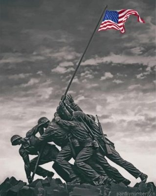 Jima Memorial Virginia Painting By Numbers.png