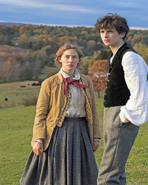 Jo March And Laurie Little Women Movies Painting By Numberss.png
