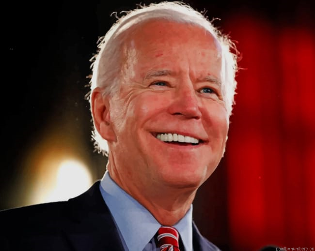 Joe Biden Smiling Portrait Famous Painting By Numberss.png