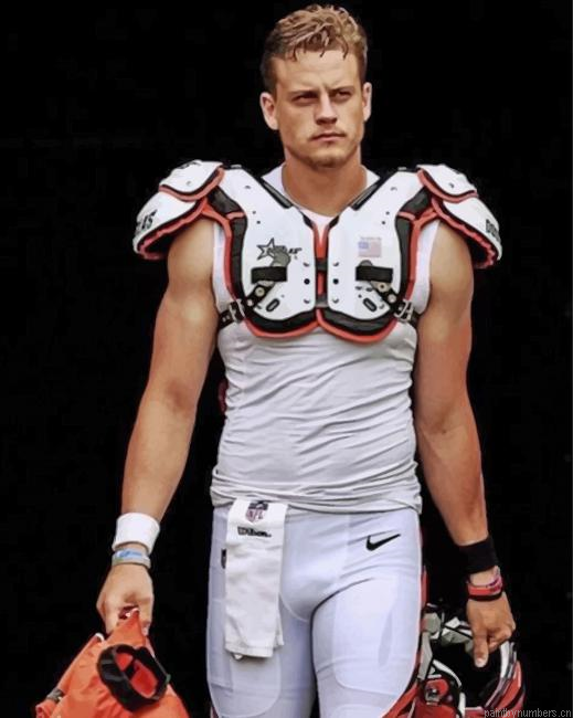 Joe Burrow Cincinnati Bengals Painting By Numberss.png