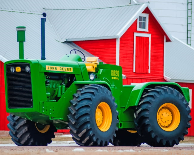 John Deere Green Tractor Painting By Numberss.png