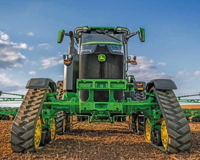 John Deere Tractor 8rx 410 Painting By Numberss.png