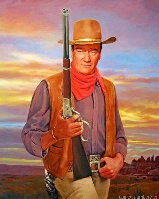 John Wayne Cowboy Painting By Numbers.png