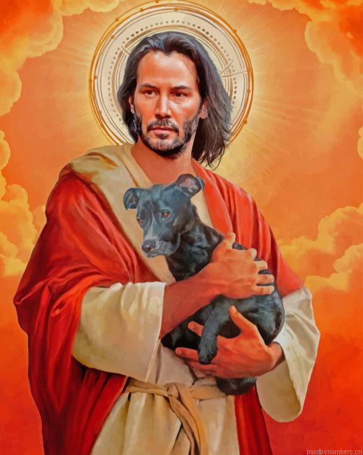 John Wick Jesus Christ Painting By Numbers.png