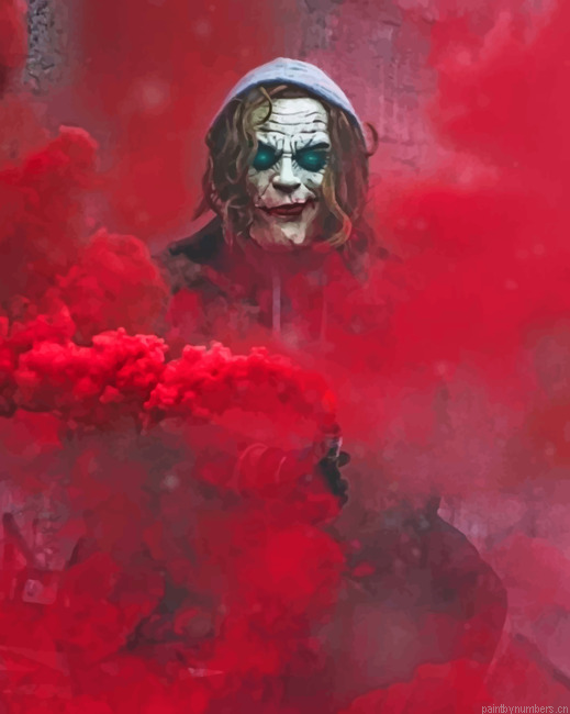 Joker And Red Smoke Painting By Numbers.png