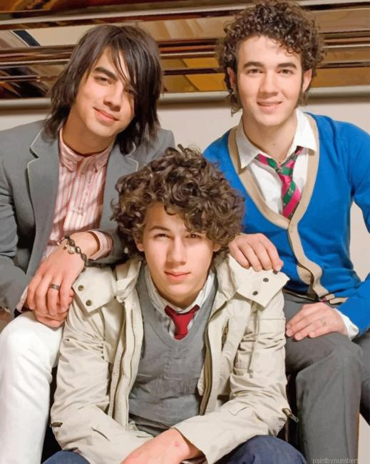 Jonas Brothers Camp Rock Painting By Numbers.png