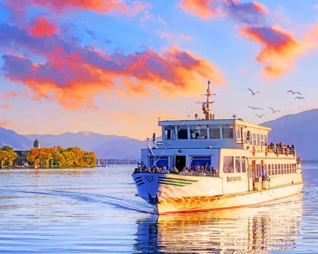 Journey Trip Ship Seascapes Painting By Numbers.png