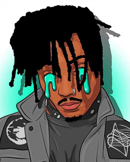 Juice World Art Rappers Painting By Numberss.png