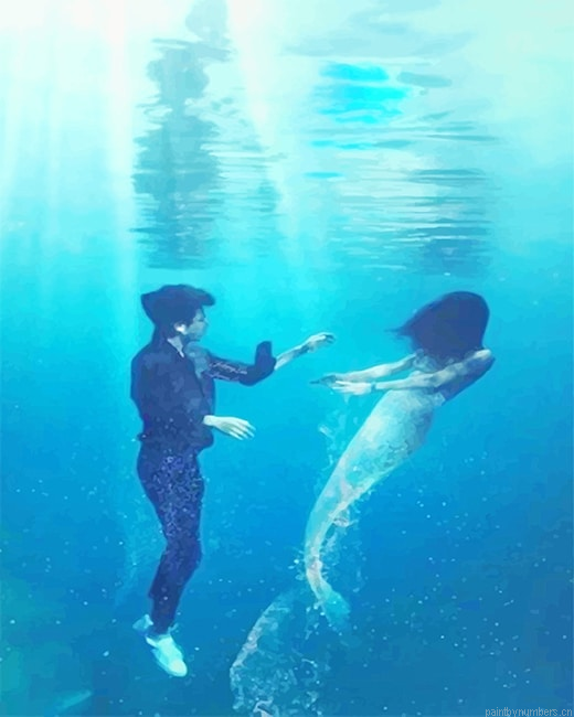 Jungkook Bts Siren Painting By Numberss.png