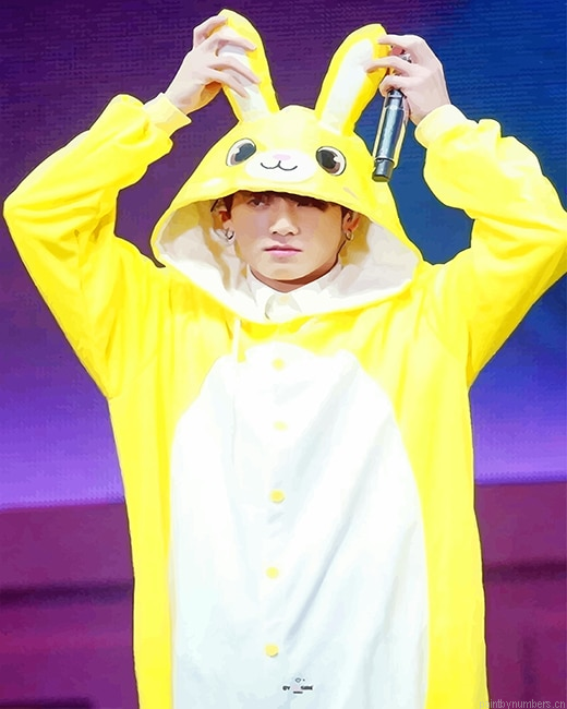 Jungkook In Onesie Singers Painting By Numberss.png