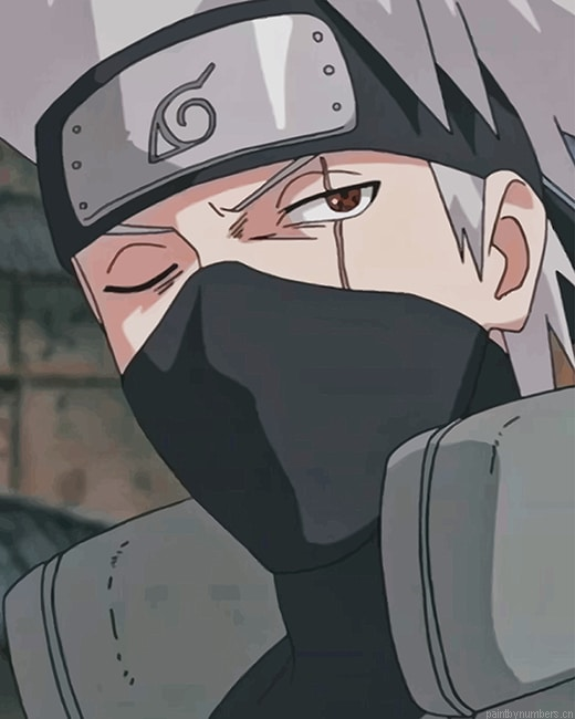 Kakashi Jutsu Naruto Naruto Painting By Numberss.png