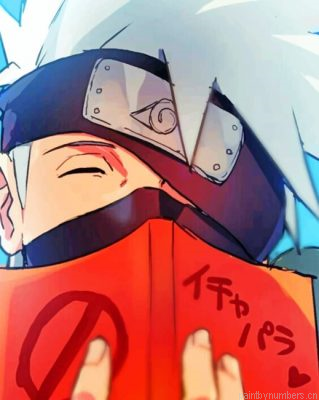Kakashi Naruto Japanese Anime Painting By Numbers.png