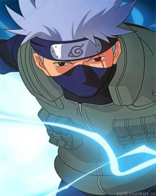 Kakashi Naruto Painting By Numbers.png